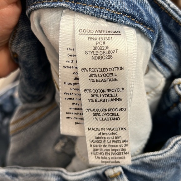 Good American Good Skate Wide Leg Jeans - Picture 8 of 8